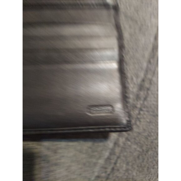 Coach Soho Women's Black Leather Pleated Trifold Wallet - Picture 8 of 11